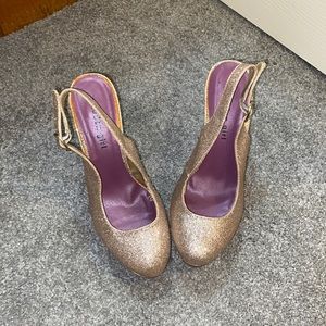 Madden Girl gold heels